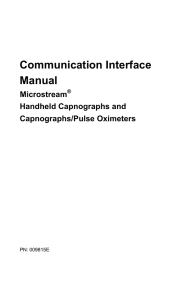 Microstream TM Communication Interface Manual