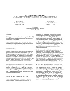 PV and Grid Reliability - ASRC