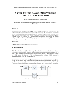 a wide tuning range cmos voltage controlled oscillator