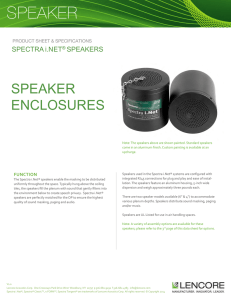 speaker - Lencore