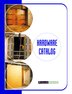 Hardware Catalog - Richards
