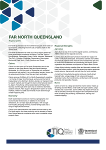 Market profile Far North Queensland