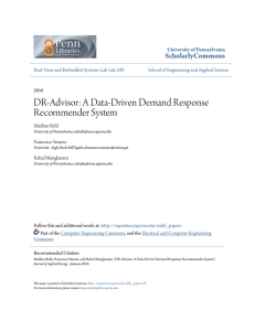 DR-Advisor: A Data-Driven Demand Response Recommender System