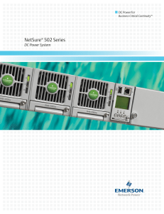 NetSure® 502 Series - Power Product Services