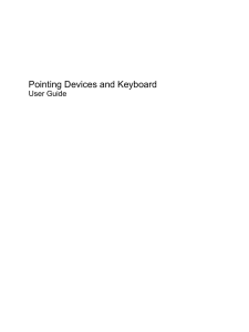 Pointing Devices and Keyboard