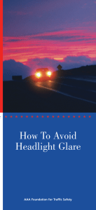 How To Avoid Headlight Glare - AAA Foundation for Traffic Safety