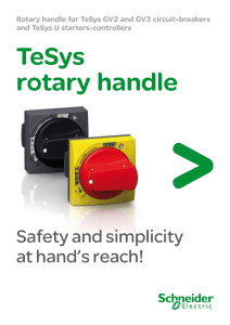 TeSys rotary handle - Schneider Electric
