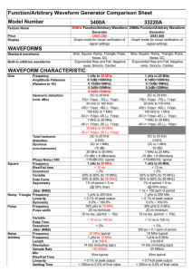 Comparison Sheet