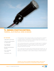 tl series photocontrol