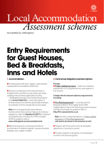 Local Accommodation Assessment schemes