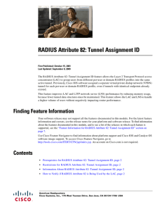 RADIUS Attribute 82: Tunnel Assignment ID