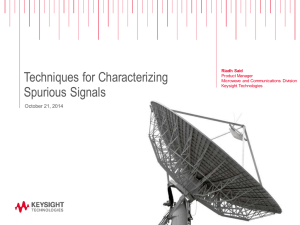 Techniques for Characterizing Spurious Signals