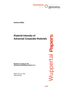 Material Intensity of Advanced Composite Materials