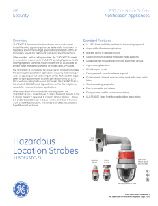85001-0586 -- 116DEX Hazardous Location Strobes