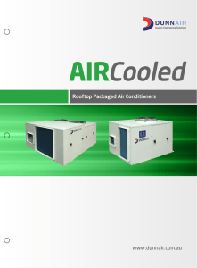 Rooftop Packaged Air Conditioners