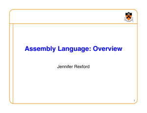 Assembly Language: Overview