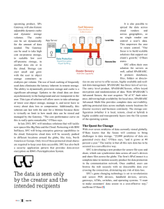 The data is seen only by the creator and the intended recipients