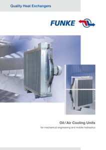 Oil / Air Cooling Units