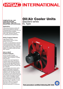 Oil / Air Cooler Units