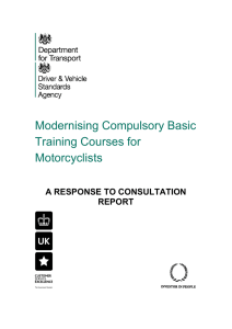 Modernising Compulsory Basic Training Courses for