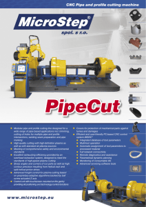 www.microstep.eu CNC Pipe and profile cutting machine