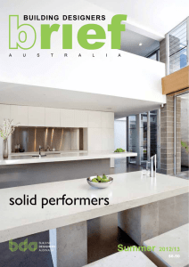 solid performers - Building Designers Australia