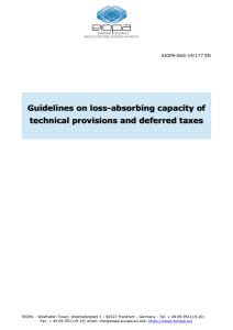 Guidelines on loss-absorbing capacity of technical provisions and