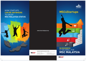 MSC4Startups MSC MALAYSIA