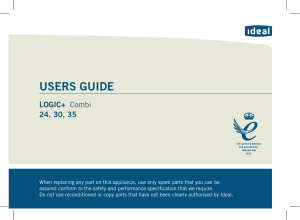 users guide - Ideal Boilers