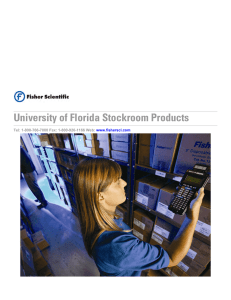 University of Florida Stockroom Products