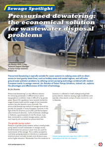 the economical solution for wastewater disposal problems