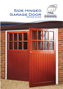 Wessex Side Hinged - Garage Doors Bolton