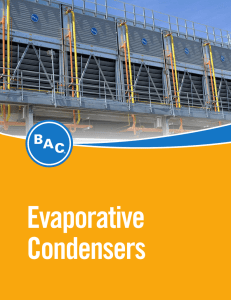 Evaporative Condenser Brochure