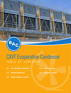 CXVT Evaporative Condenser - Baltimore Aircoil Company