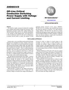 AND8024 - Off-Line Critical Conduction Switching Power Supply