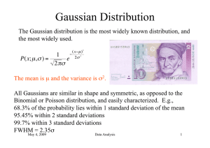 Gaussian Distribution