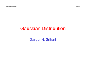 Gaussian Distribution