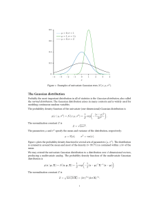 The Gaussian distribution