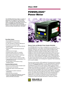 POWERLOGIC® Power Meter