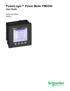 PowerLogic™ Power Meter PM5350