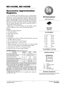 MC14549B - Successive Approximation Registers