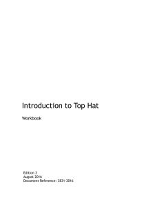 Introduction to Top Hat