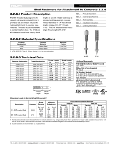 PDFProduct Technical Guide for Stud Fasteners for Concrete
