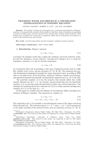 traveling waves - UC Davis Mathematics