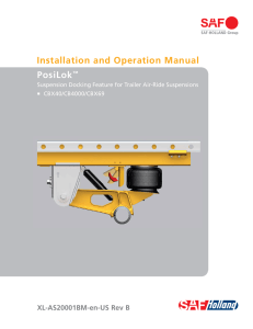 Installation and Operation Manual PosiLok