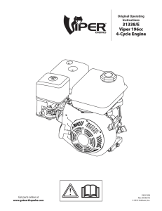 Viper 196cc Engine: Operating & Maintenance Guide