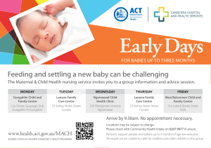 Early Days - ACT Health