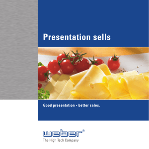 Presentation sells