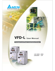 VFD-L User Manual