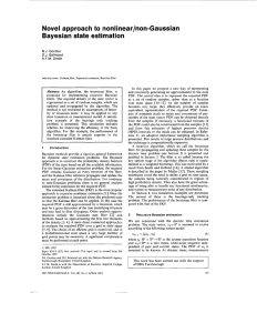 Novel approach to nonlinear/non-Gaussian Bayesian state